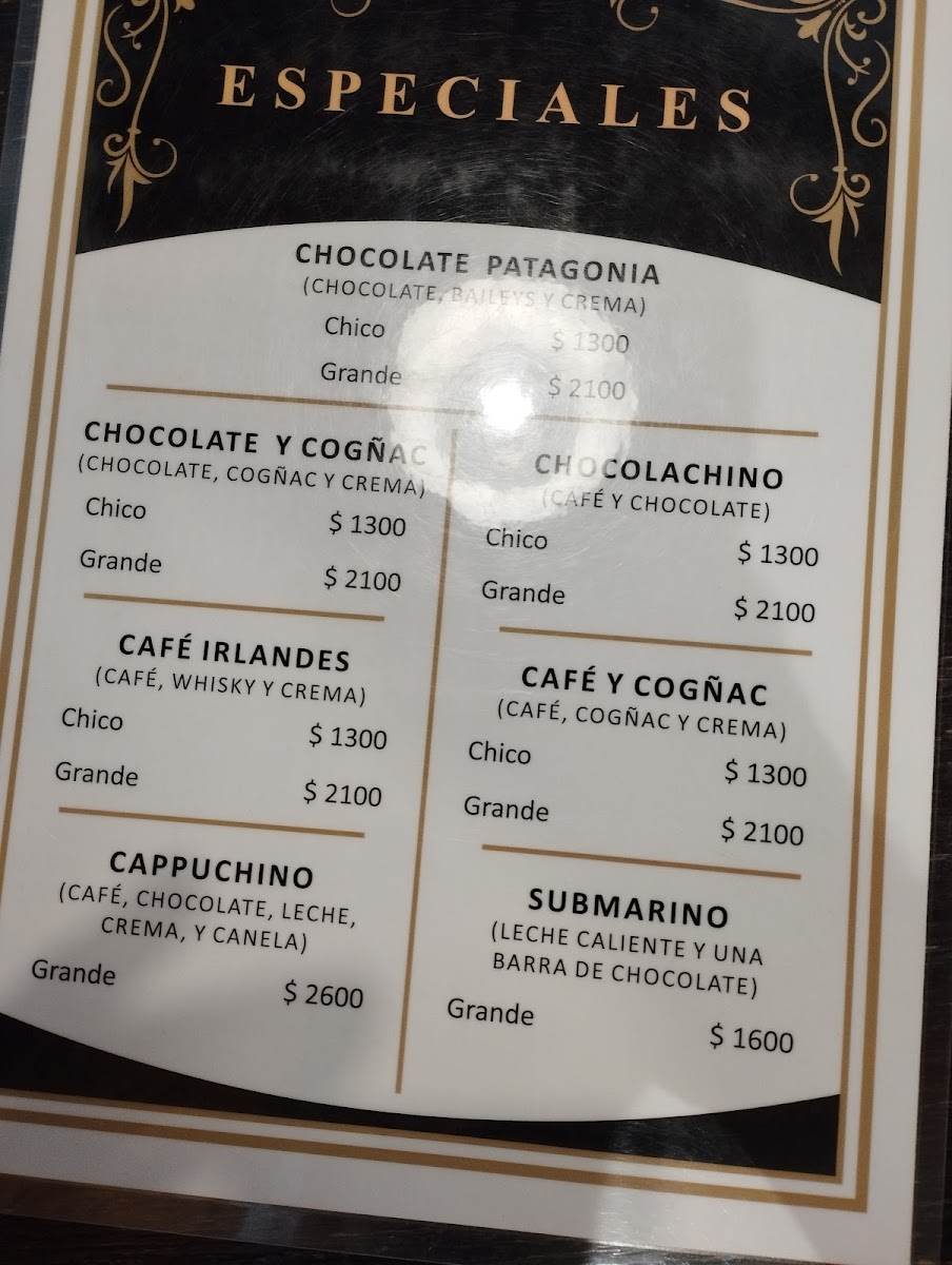 Chocolates Patagonia Menu - Image 4