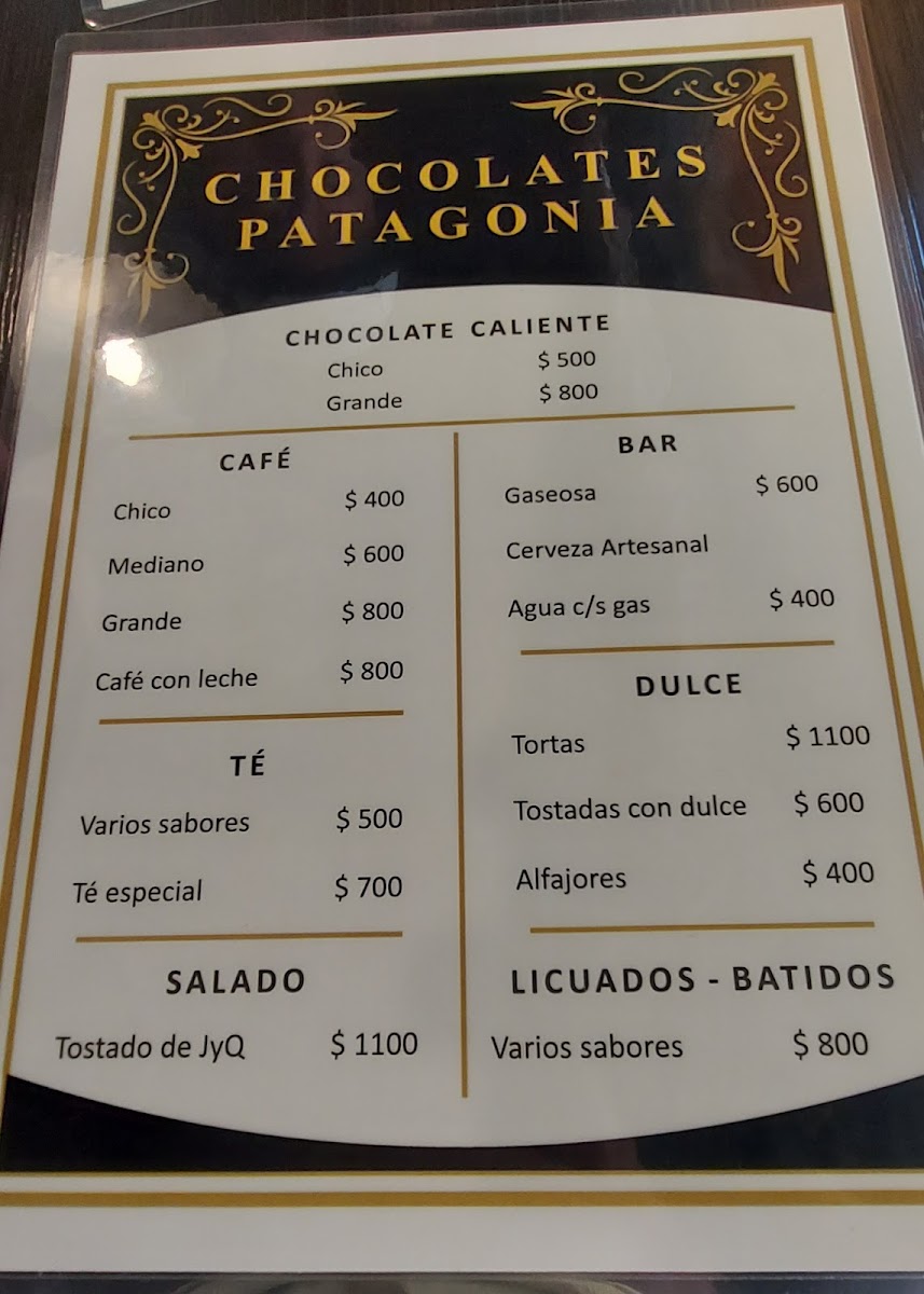 Chocolates Patagonia Menu - Image 5
