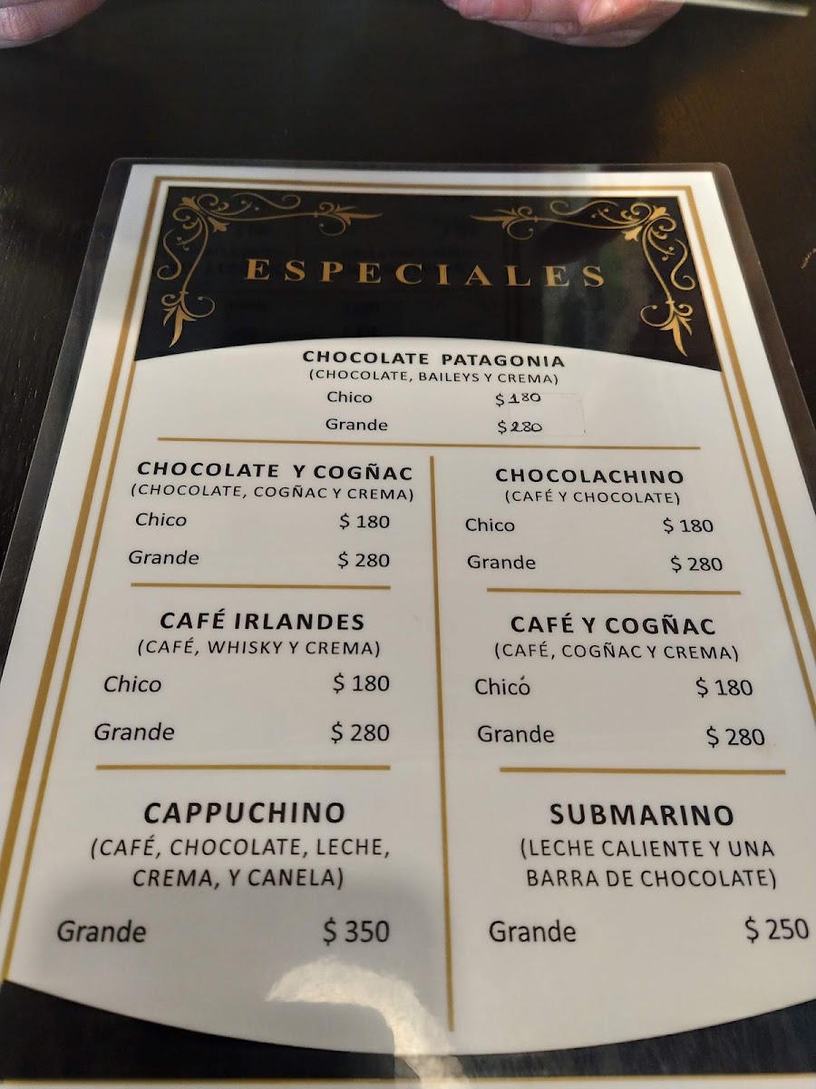 Chocolates Patagonia Menu - Image 6